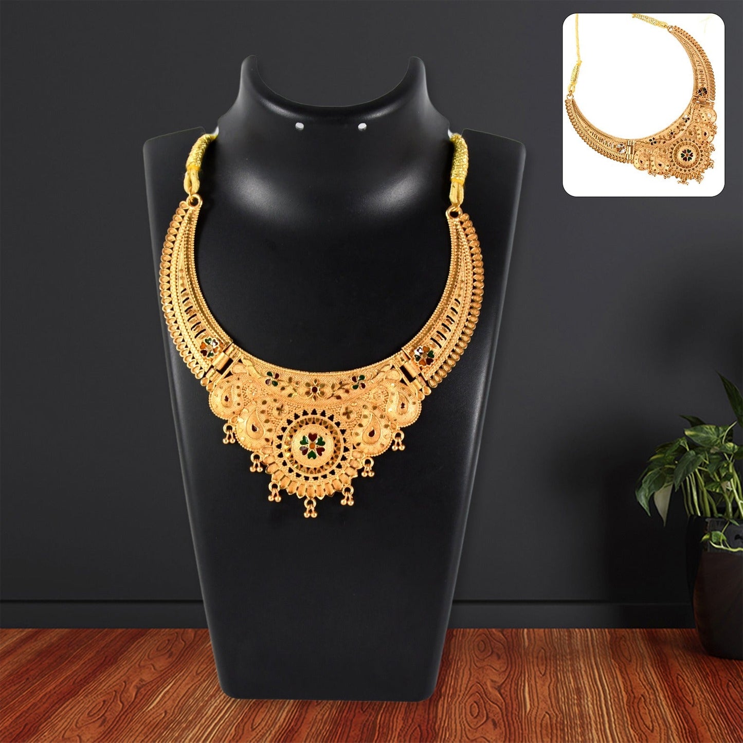 Classic Artificial Gold-Plated Necklace Set