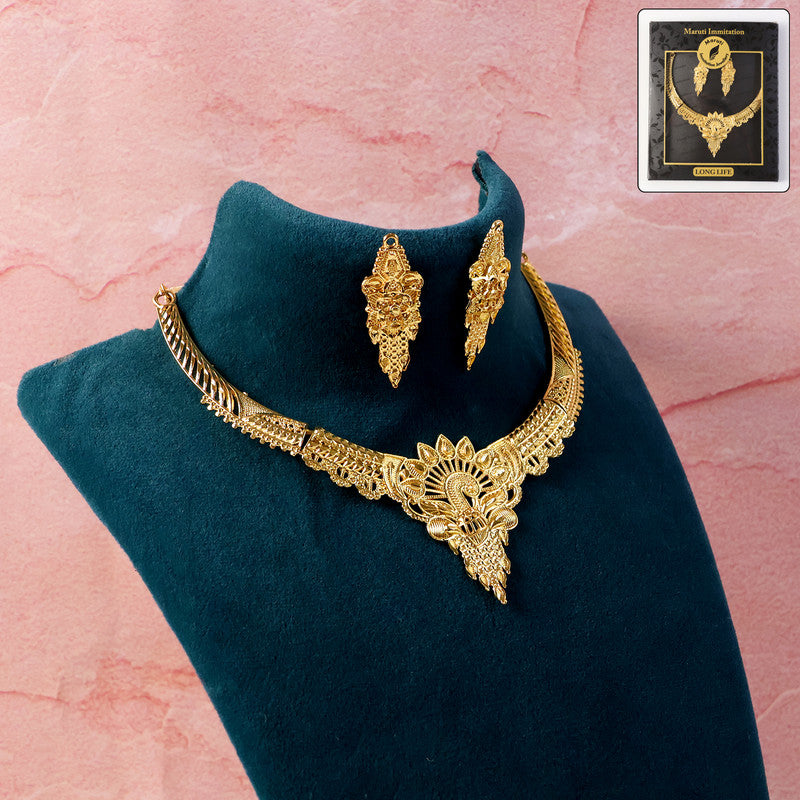 Sunbeam Royal Choker Necklace Set – Stunning Traditional Design Festive & Bridal Glam