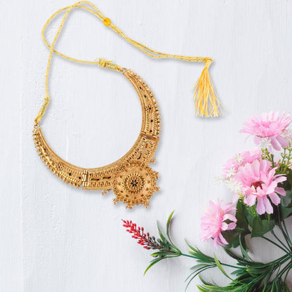 Radiant  Artificial Gold-Plated Necklace Set