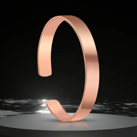 Elegant Rose   Artificial Gold-Plated Open Cuff Bracelet Kada (1 Pc)