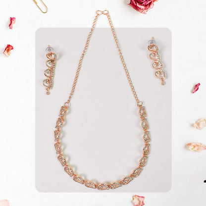 Sparkling Crystal Necklace Set for Special Occasions