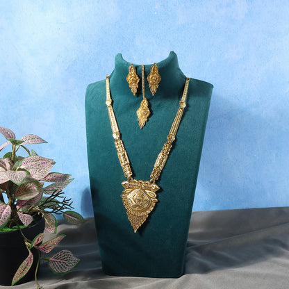 Majestic Regal Panel Necklace Set – Trending Traditional Bridal Jewellery