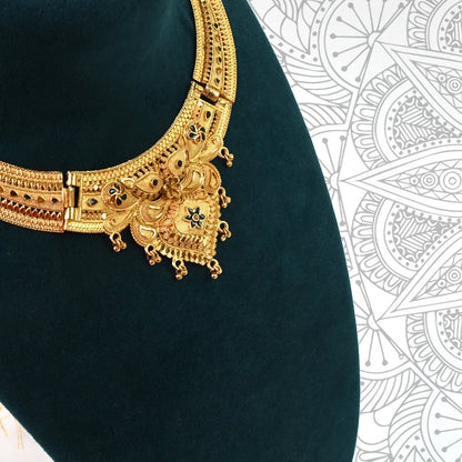 Classic   Artificial Gold Plated Necklace Set - For Every Occasion