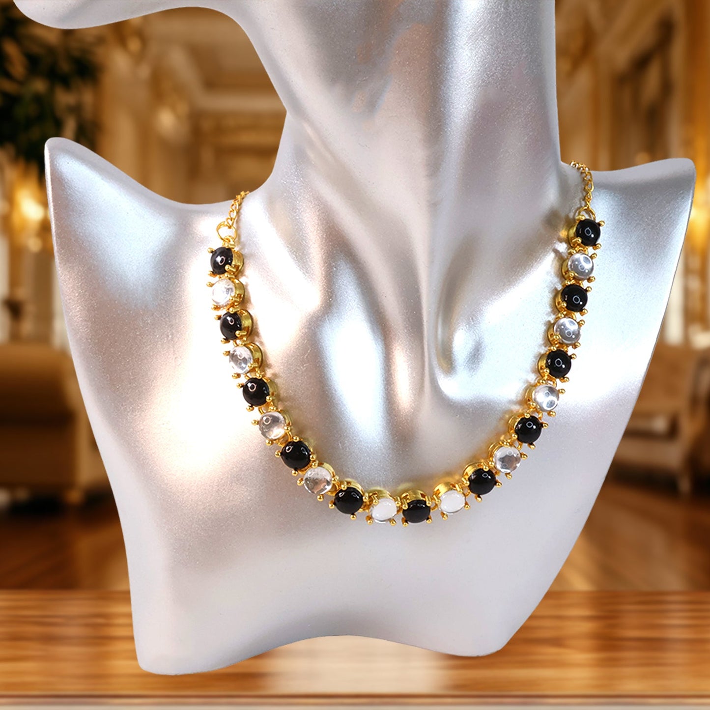 Stylish Fancy Party Wear Jewellery    Artificial Gold Plated Jewellery Set for Women