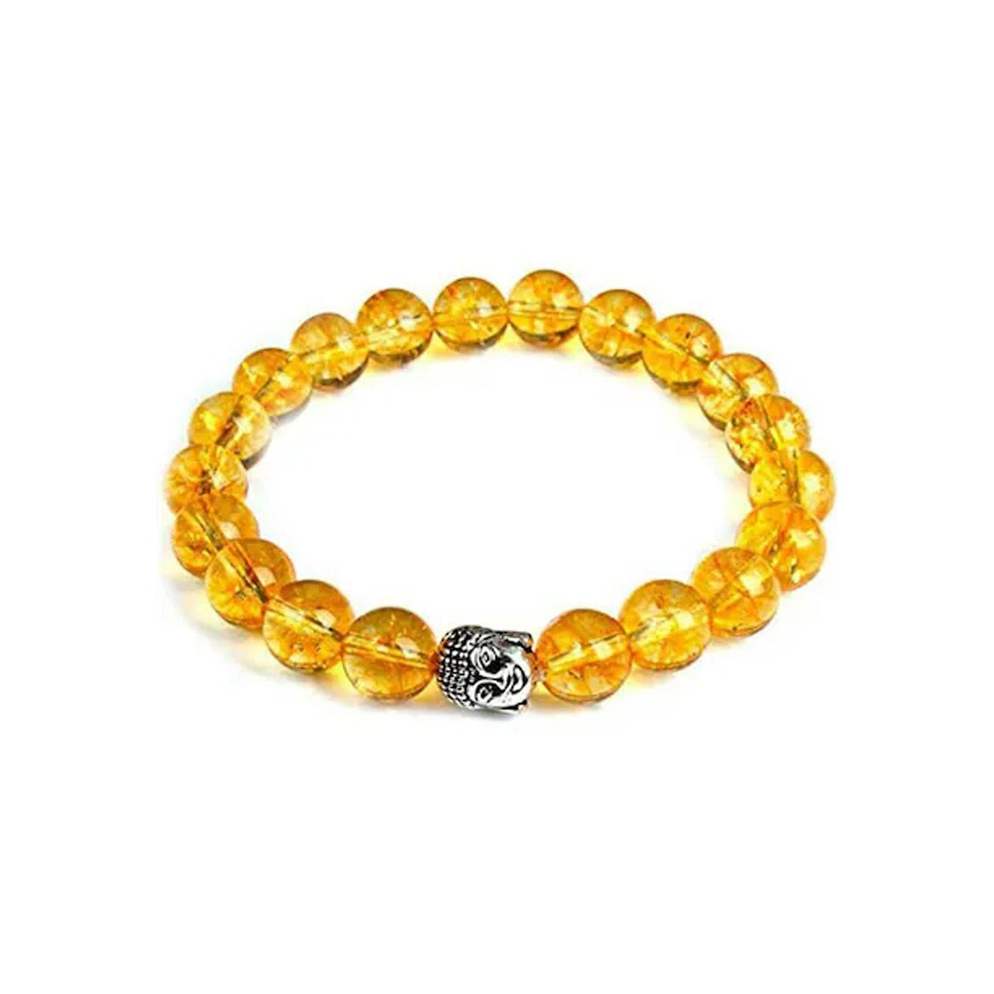 Citrine Crystal Stone Yellow  Bracelet