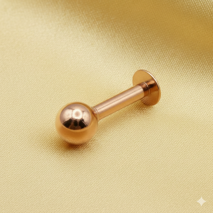 Rose    Artificial Gold nosepin Stud Flat Back Nosepin Laung Koka Nathni for women and girls