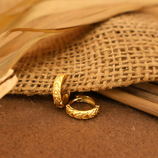 Artificial Gold AD Hoop kan ki bali Earrings Traditional & Daily Wear