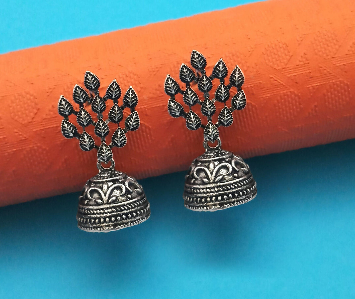 Traditional Oxidised Plated Jhumki Earrings Combo for Women and Girls