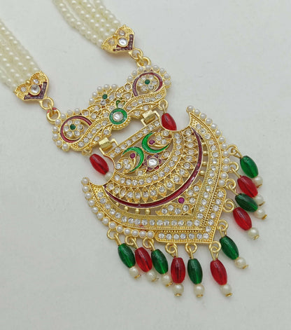 RAJASTHANI MOTI RANI HAR WITH CHOKER SET