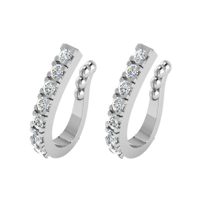 Non-Piercing CZ Nose Clip/Press Nath | Multi-Design Combo 2
