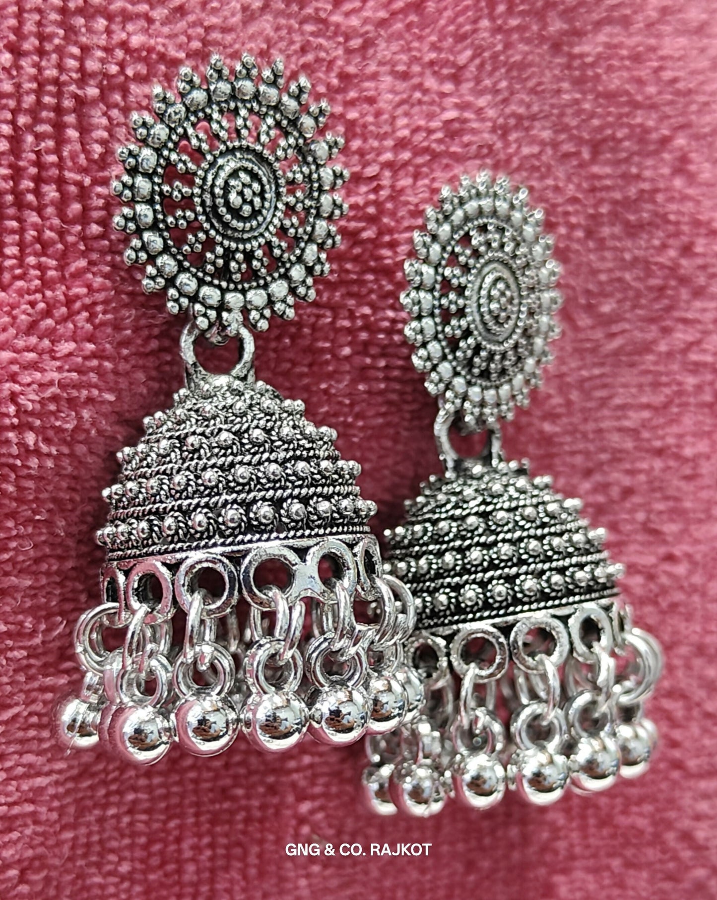 Silver Jhumka