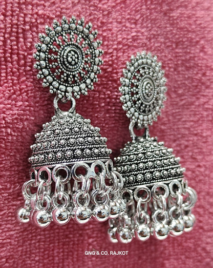 Silver Jhumka