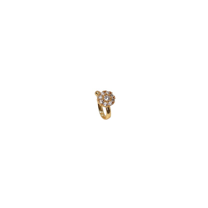 Combo Clip Nose Pin:   Artificial Gold/Silver Finish, No Piercing Combo Pack of 2