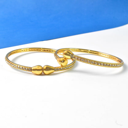 Premium  Artificial Golden Bangles (1 Pair)
