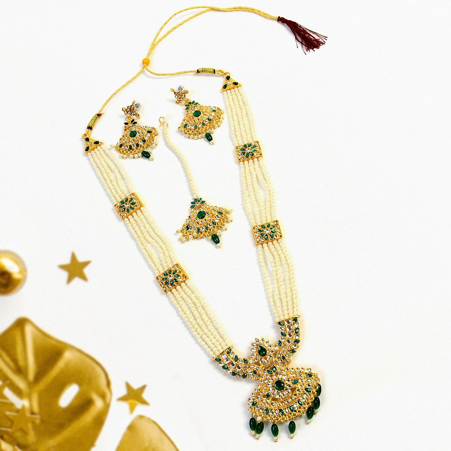green Moti Rani Har – A Classic Symbol of Grace