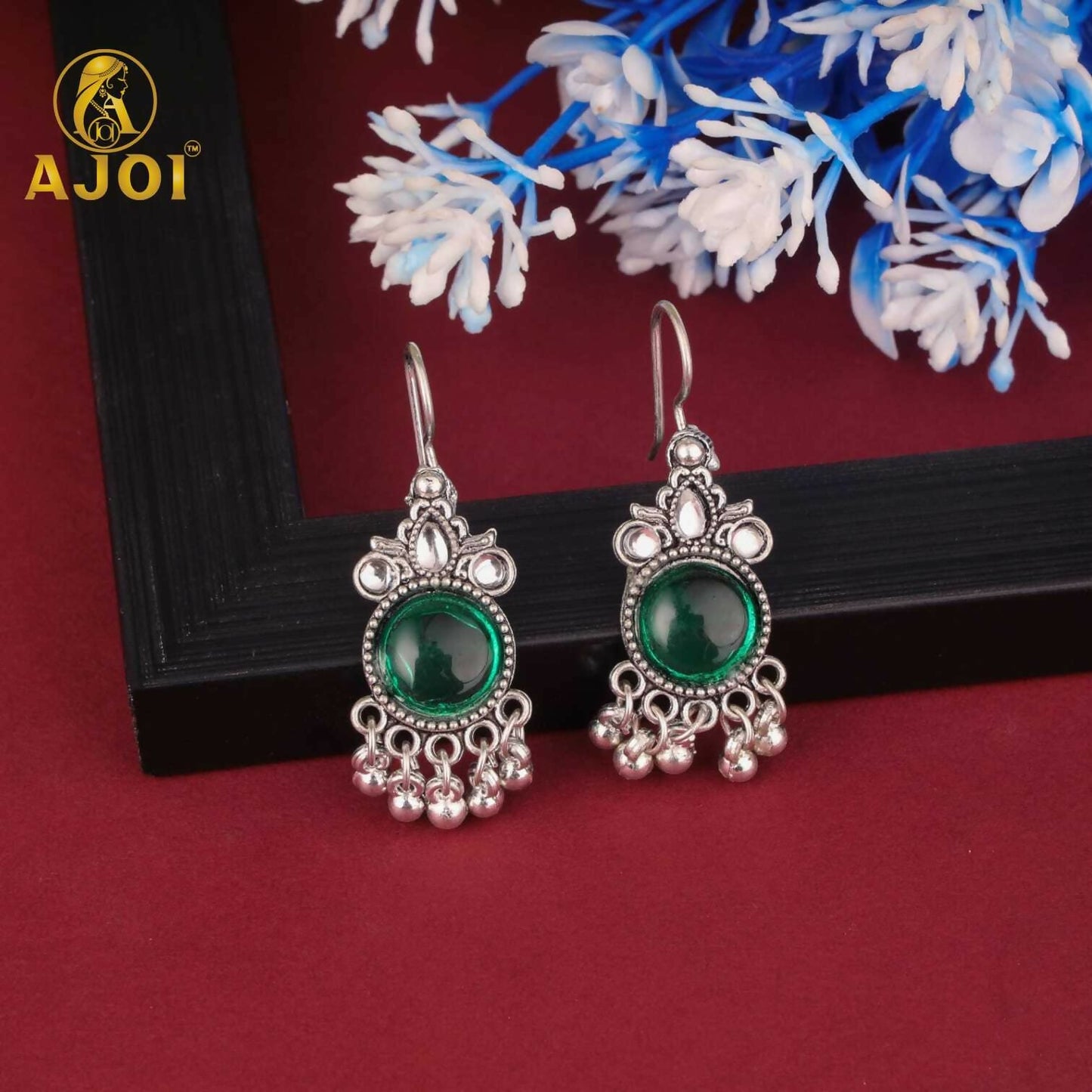 Antique Multi Colorful Ethnic Earring Combo Set for Women & Girls (Set of 4)