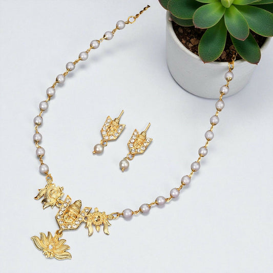 Romantic Rose    Artificial Gold Ruby Red Crystal Heart Choker Set