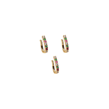Non-Piercing CZ Nose Clip/Press Fit Nath | Multi-Style Combo Combo Pack of 3