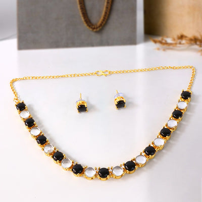 Stylish Fancy Party Wear Jewellery    Artificial Gold Plated Jewellery Set for Women