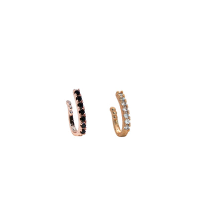 No Piercing Nose Cuff Pack - Line, Pave, and Nath Combo Pack of 2