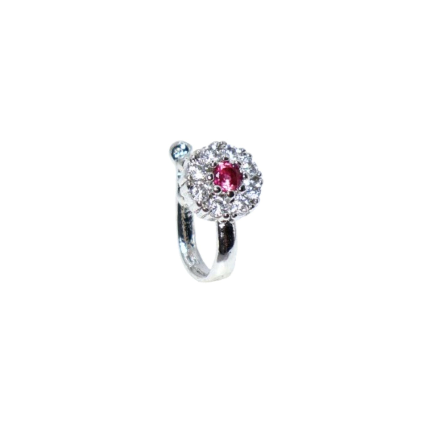 Non-Piercing AD Stone Nose Clip Rings