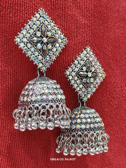 Silver Jhumka