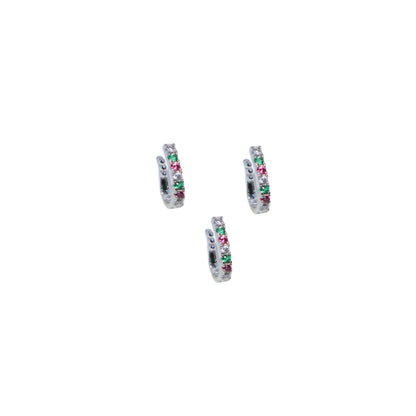 Designer Non-Piercing CZ Stone Nose Clip & Press Fit Nath Combo Pack of 3
