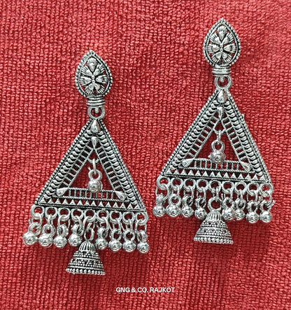 Silver Earrings Jhumka