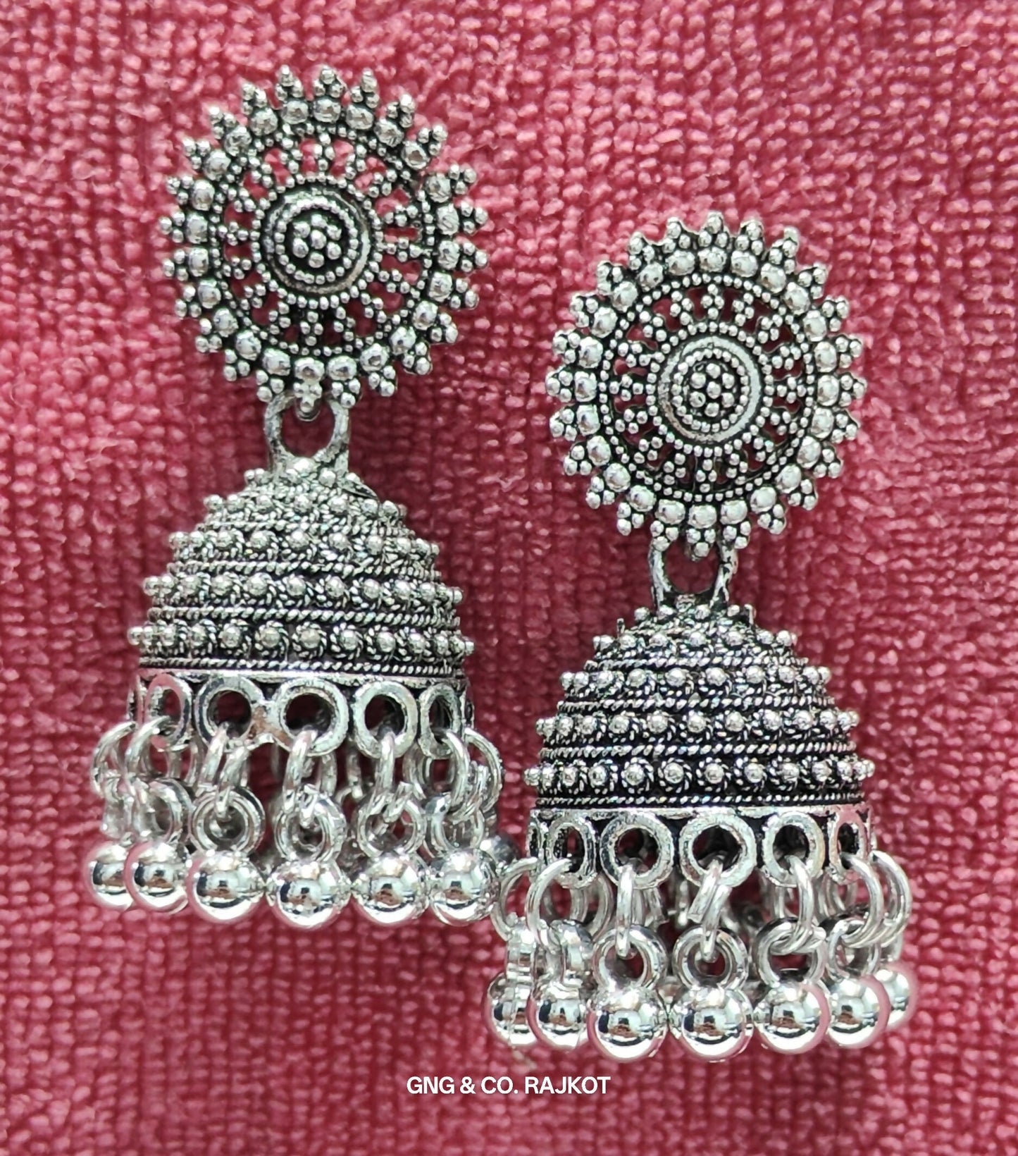 Silver Jhumka