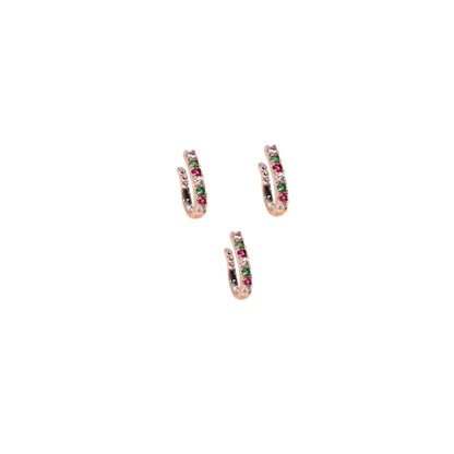 Non-Piercing CZ Nose Clip Combo | Press Fit Nath Collection Combo Pack of 3