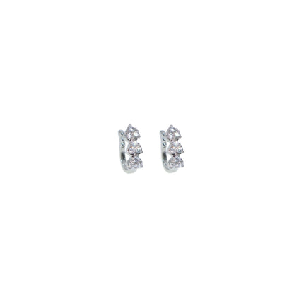 Clip On Nath Nose Pin Combo    Artificial Gold Rose Silver AD Fake Piercing Combo Pack of 2